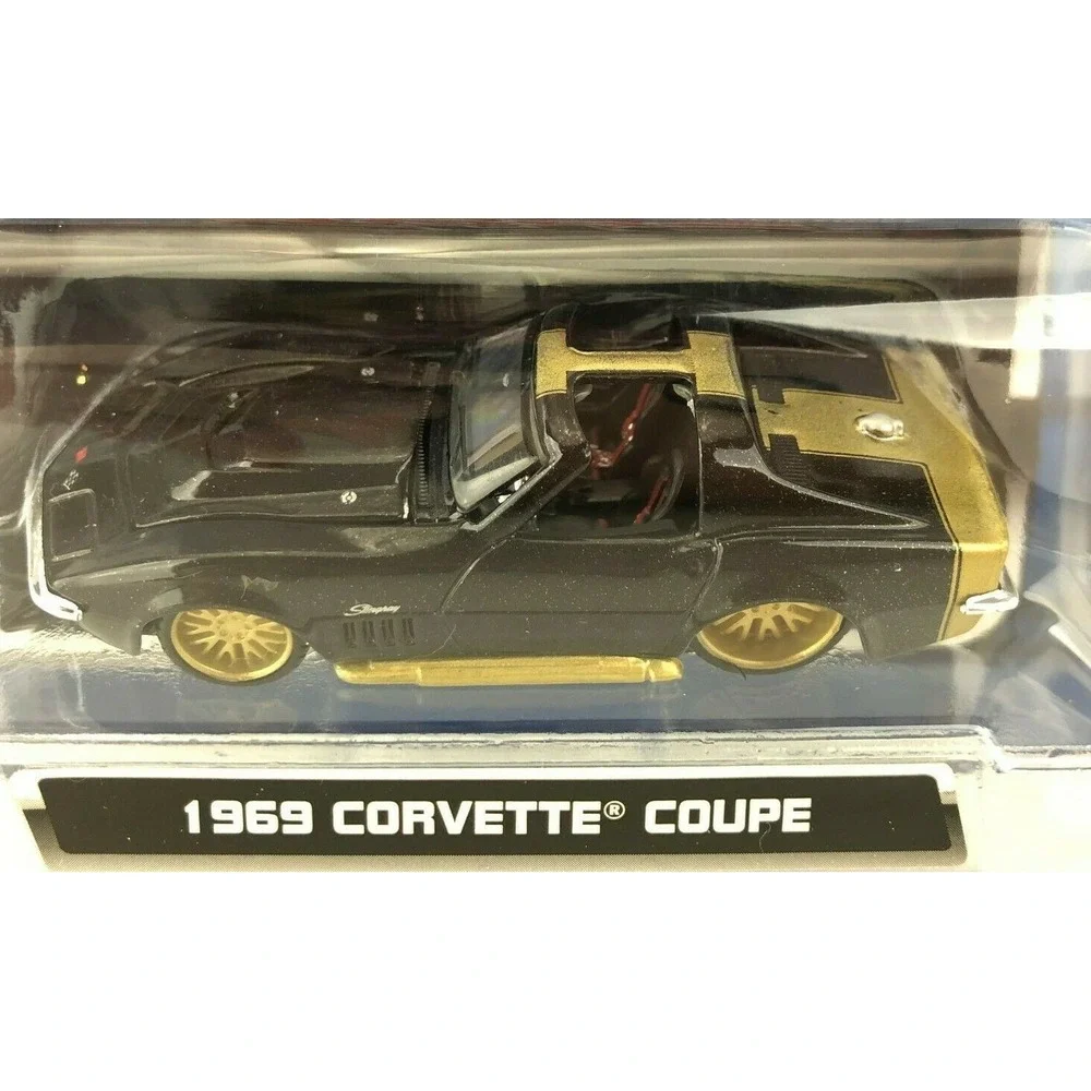 Maisto Pro RodZ 1969 '69 Chevrolet Chevy‎ Corvette Coupe Car Black Die Cast 1/64